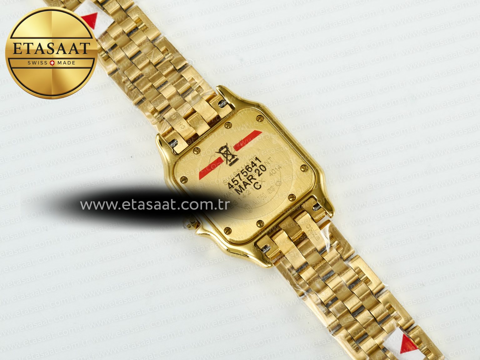 Panthère Secrete Ladies 27mm YG J12F 1:1 Best Edition White Dial on YG Bracelet Ronda Quartz - Görsel 15