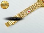 Panthère Secrete Ladies 27mm YG J12F 1:1 Best Edition White Dial on YG Bracelet Ronda Quartz - Görsel 18
