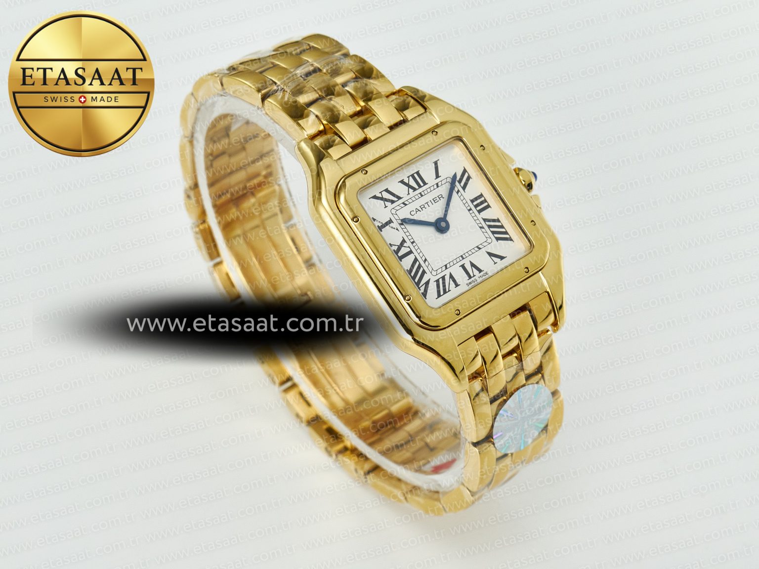 Panthère Secrete Ladies 27mm YG J12F 1:1 Best Edition White Dial on YG Bracelet Ronda Quartz - Görsel 5