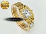Panthère Secrete Ladies 27mm YG J12F 1:1 Best Edition White Dial on YG Bracelet Ronda Quartz - Görsel 5