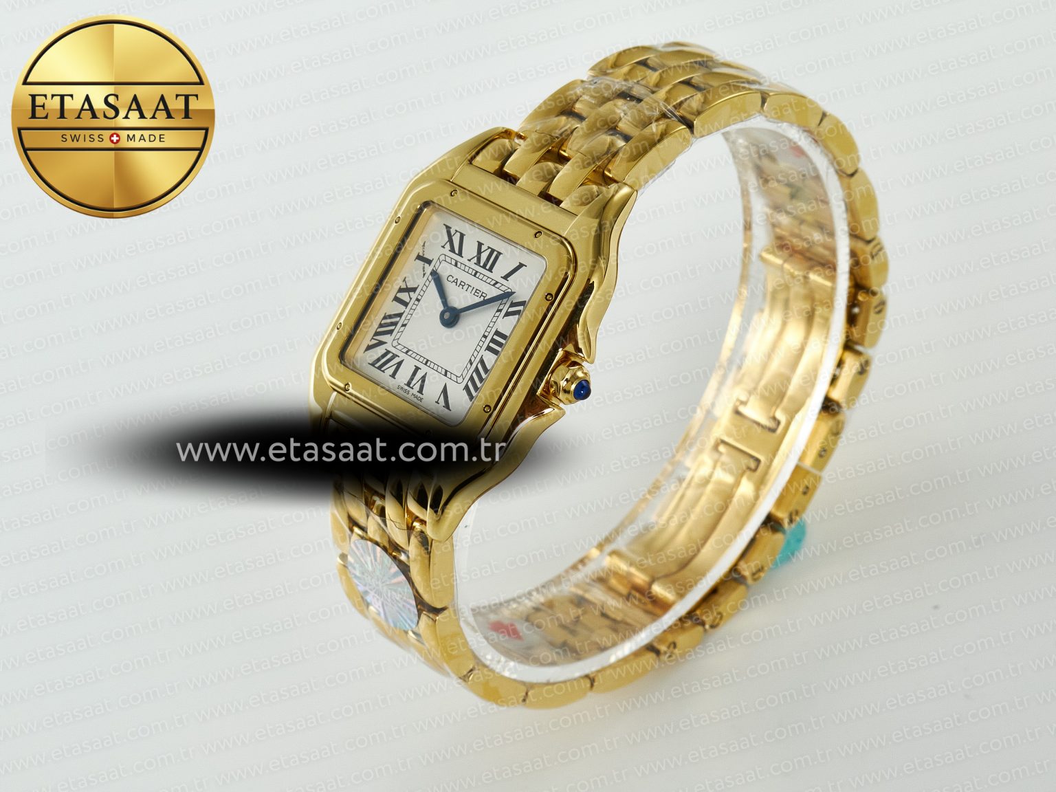 Panthère Secrete Ladies 27mm YG J12F 1:1 Best Edition White Dial on YG Bracelet Ronda Quartz - Görsel 6