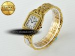 Panthère Secrete Ladies 27mm YG J12F 1:1 Best Edition White Dial on YG Bracelet Ronda Quartz - Görsel 6