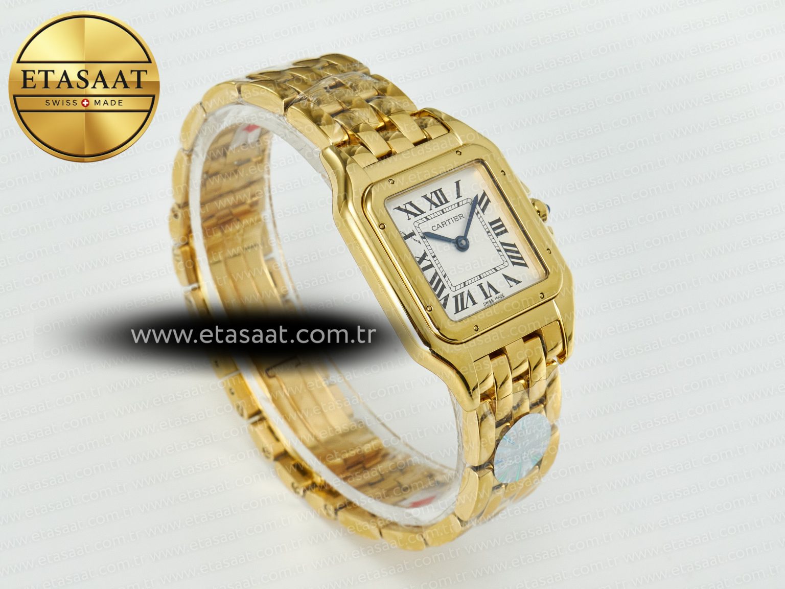 Panthère Secrete Ladies 27mm YG J12F 1:1 Best Edition White Dial on YG Bracelet Ronda Quartz - Görsel 7