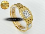 Panthère Secrete Ladies 27mm YG J12F 1:1 Best Edition White Dial on YG Bracelet Ronda Quartz - Görsel 7
