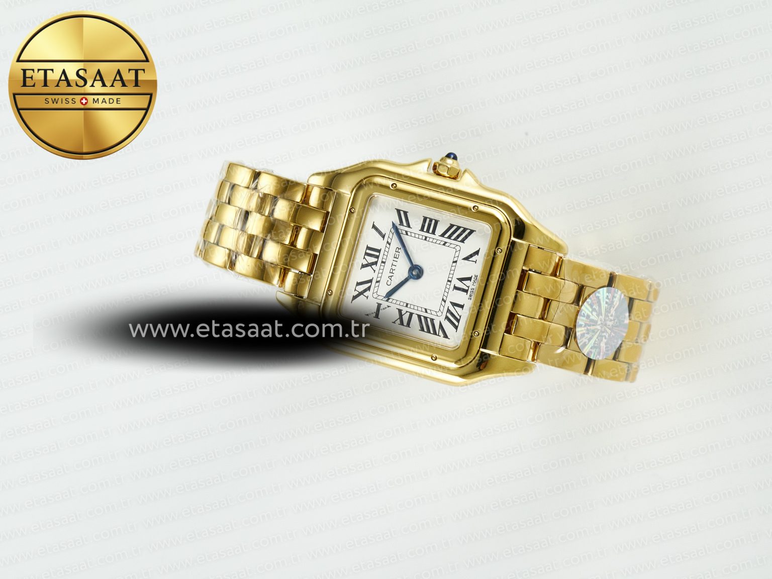 Panthère Secrete Ladies 27mm YG J12F 1:1 Best Edition White Dial on YG Bracelet Ronda Quartz - Görsel 8