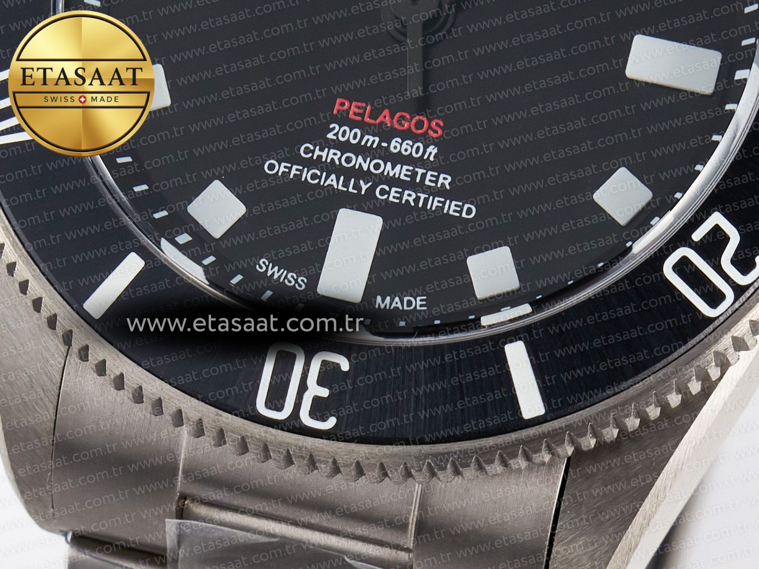 Pelagos M25407N-0001 39mm Black Ceramic Ti ZF 1:1 Best Edition Black Dial on Titanium Bracelet A2824 v2 - Görsel 12