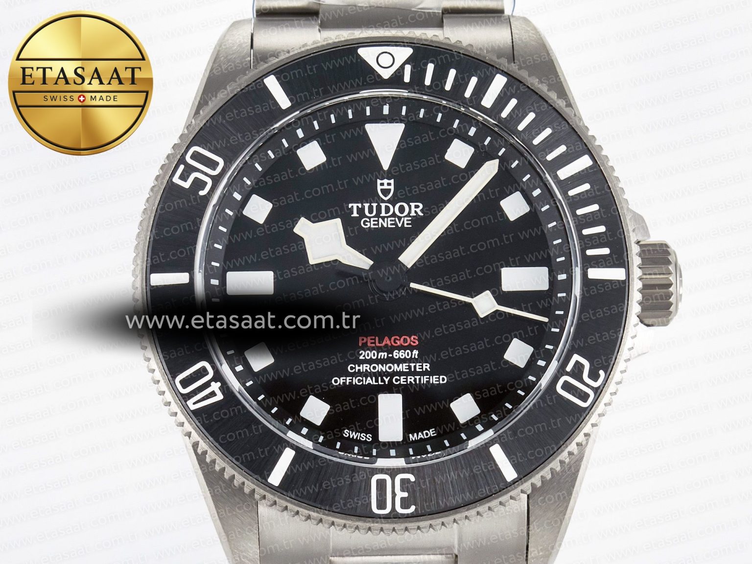 Pelagos M25407N-0001 39mm Black Ceramic Ti ZF 1:1 Best Edition Black Dial on Titanium Bracelet A2824 v2 - Görsel 4