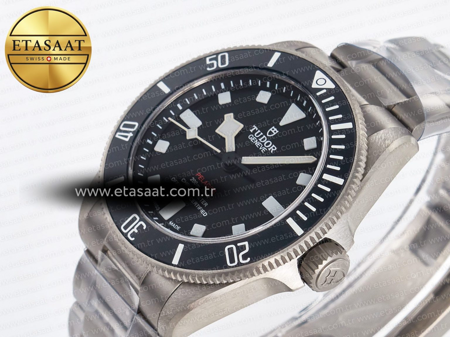 Pelagos M25407N-0001 39mm Black Ceramic Ti ZF 1:1 Best Edition Black Dial on Titanium Bracelet A2824 v2 - Görsel 6