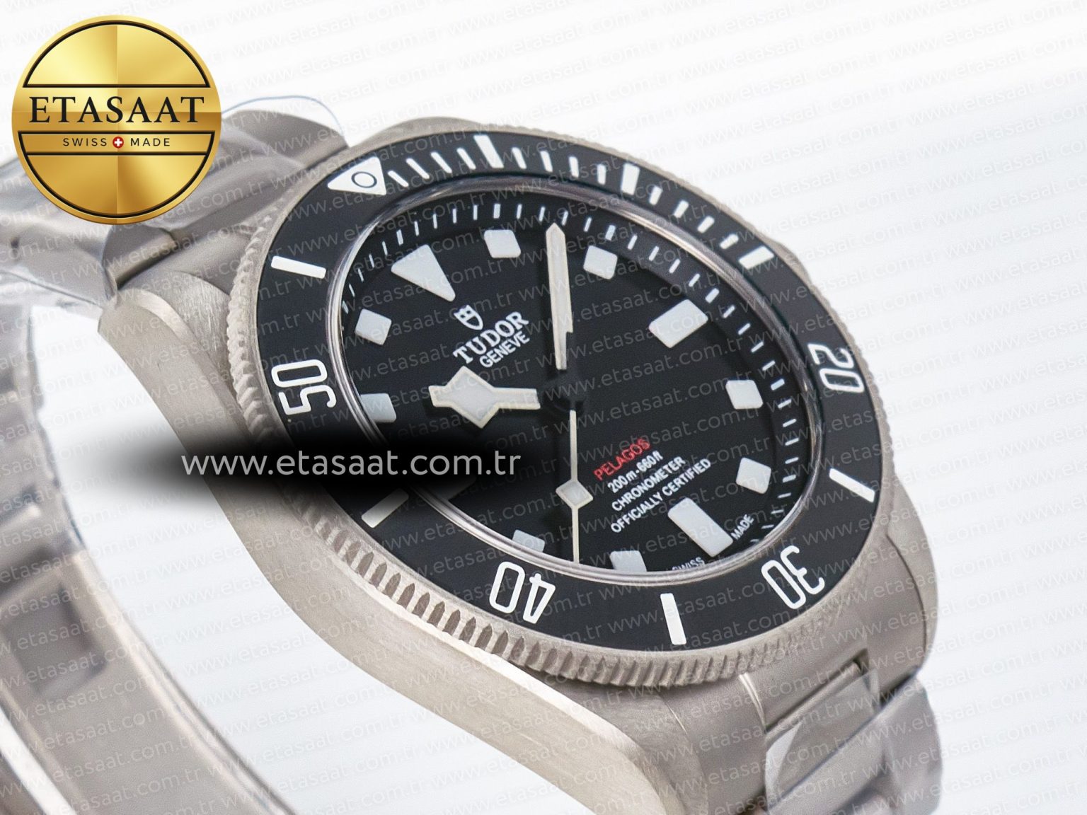 Pelagos M25407N-0001 39mm Black Ceramic Ti ZF 1:1 Best Edition Black Dial on Titanium Bracelet A2824 v2 - Görsel 7