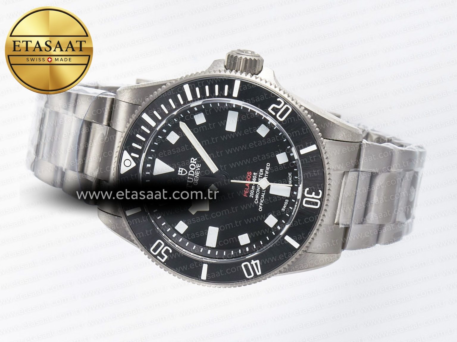 Pelagos M25407N-0001 39mm Black Ceramic Ti ZF 1:1 Best Edition Black Dial on Titanium Bracelet A2824 v2 - Görsel 9