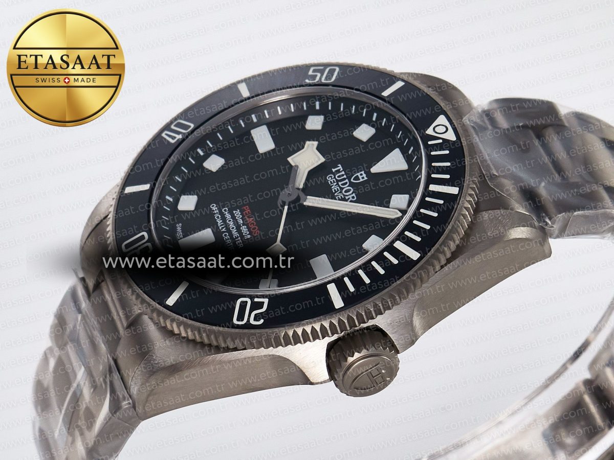 Pelagos M25407N-0001 39mm Black Ceramic Ti ZF 1:1 Best Edition Black Dial on Titanium Bracelet A2824 - Görsel 6