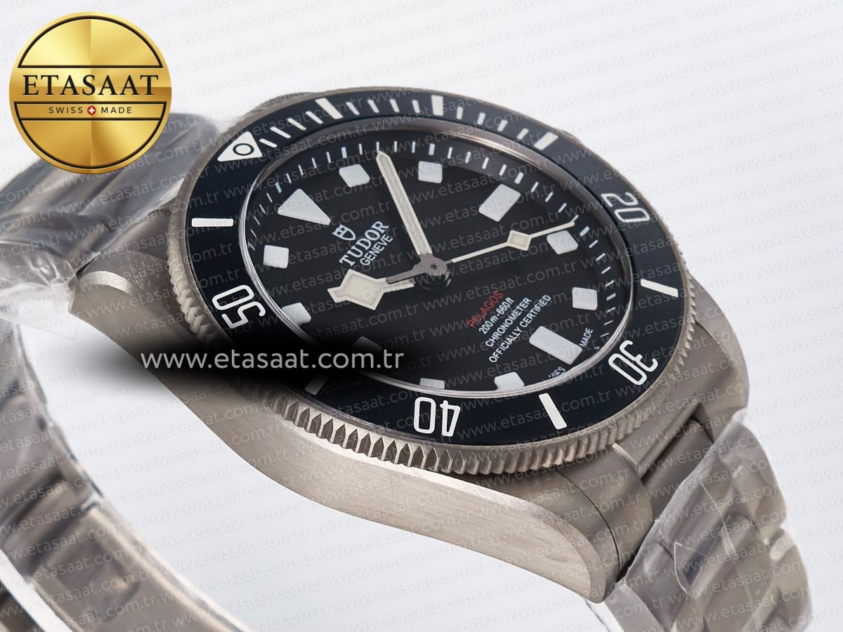Pelagos M25407N-0001 39mm Black Ceramic Ti ZF 1:1 Best Edition Black Dial on Titanium Bracelet A2824 - Görsel 7