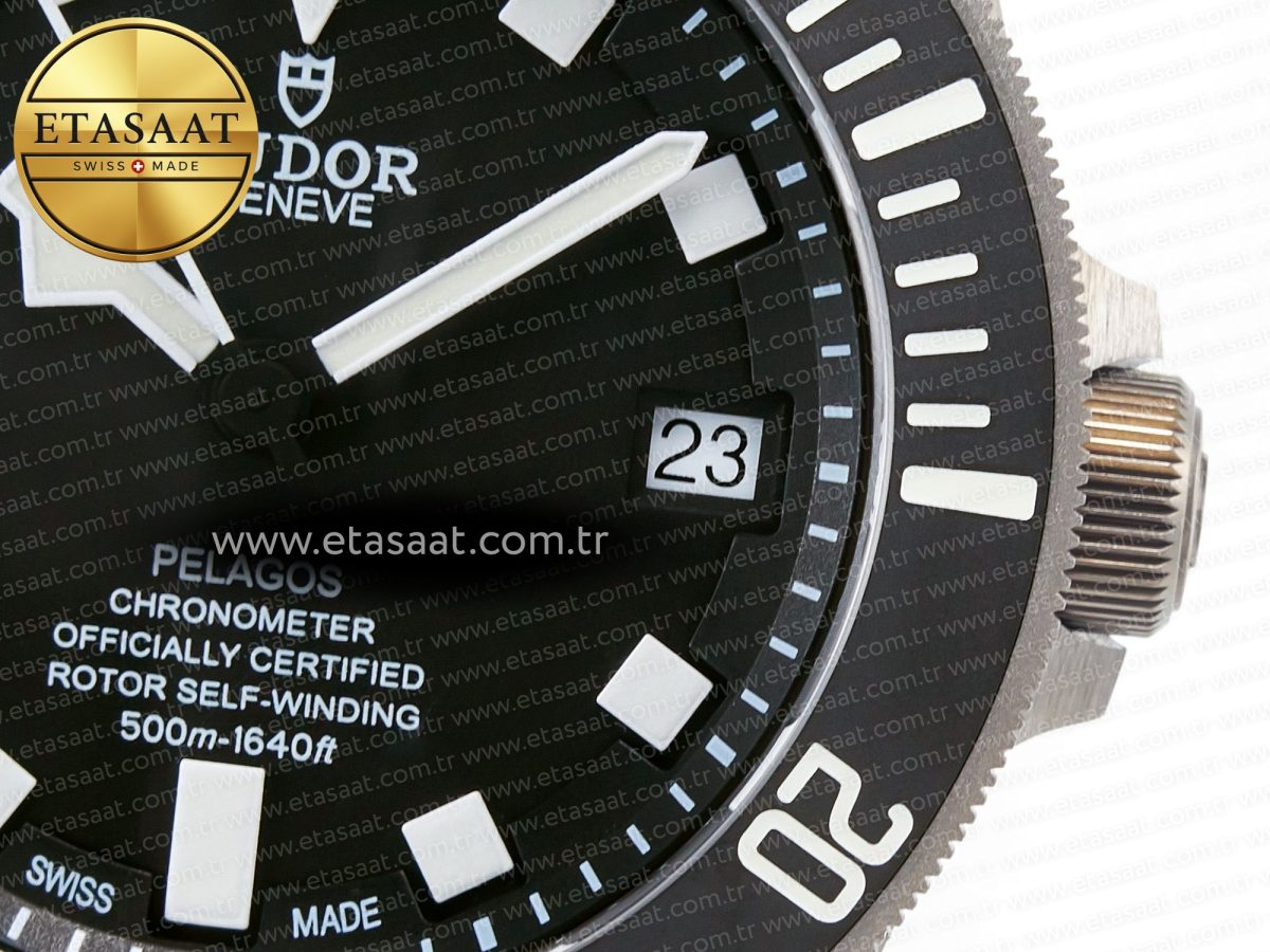 Pelagos Titanium Black Ceramic XF 1:1 Best Edition Black Dial on Titanium Bracelet A2824 - Görsel 12