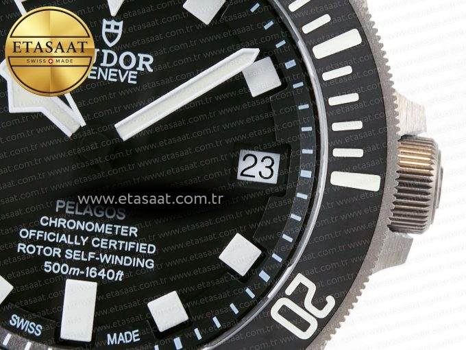 Pelagos Titanium Black Ceramic XF 1:1 Best Edition Black Dial on Titanium Bracelet A2824 - Görsel 12