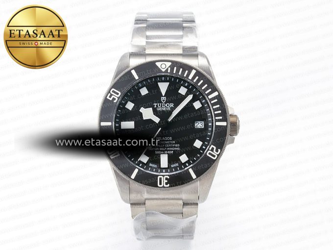 Pelagos Titanium Black Ceramic XF 1:1 Best Edition Black Dial on Titanium Bracelet A2824 - Görsel 3