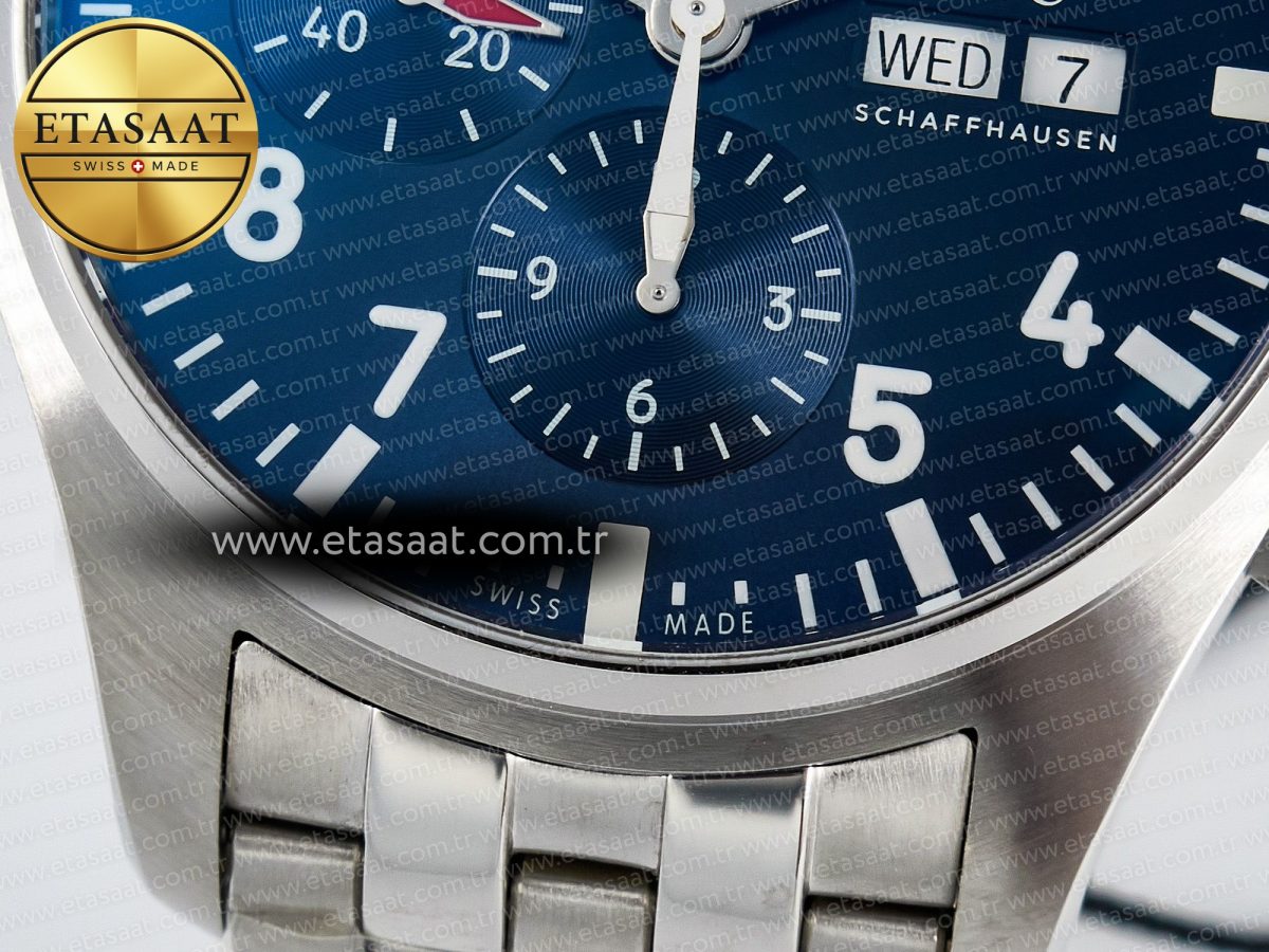 Pilot Chrono IW377717 “Le Petit Prince” 2016 ZF 1:1 Best Edition on New SS Bracelet A7750 - Görsel 13