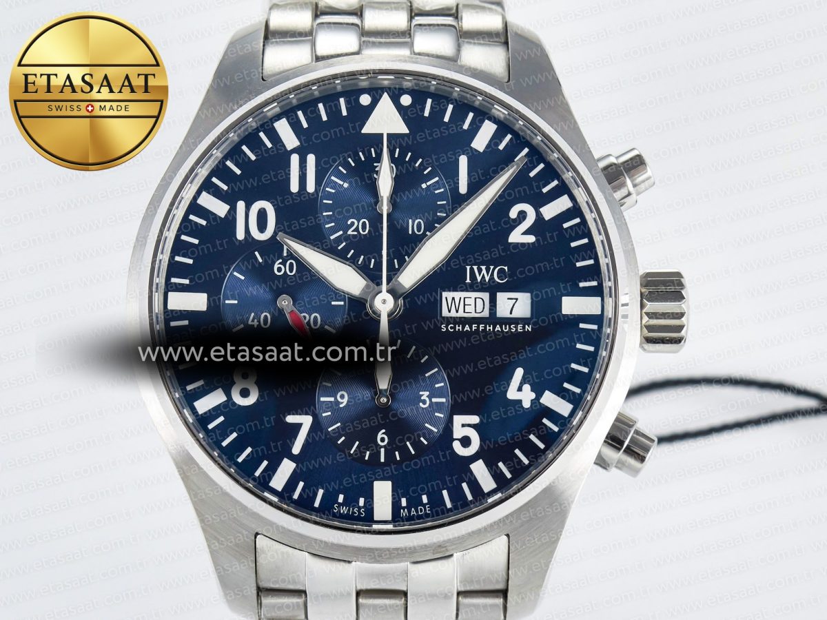 Pilot Chrono IW377717 “Le Petit Prince” 2016 ZF 1:1 Best Edition on New SS Bracelet A7750 - Görsel 4