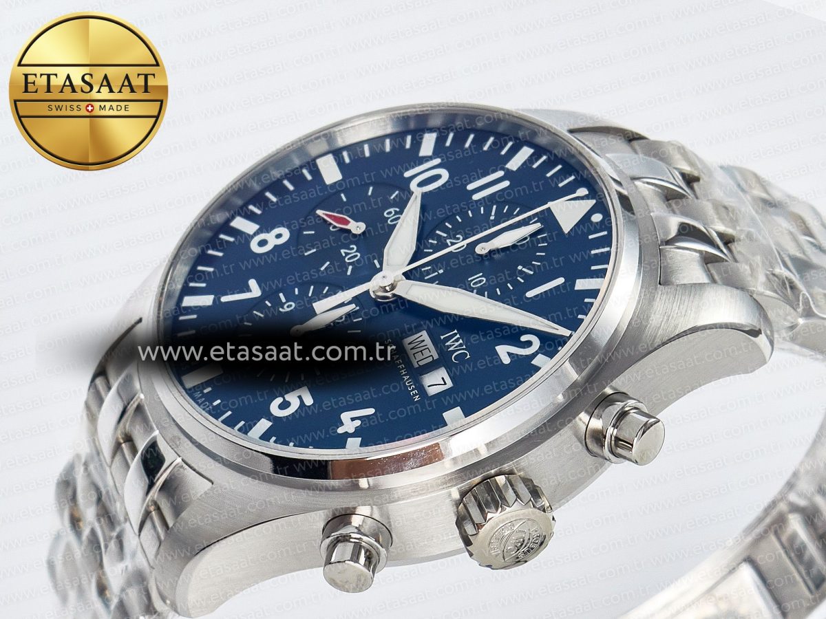 Pilot Chrono IW377717 “Le Petit Prince” 2016 ZF 1:1 Best Edition on New SS Bracelet A7750 - Görsel 6