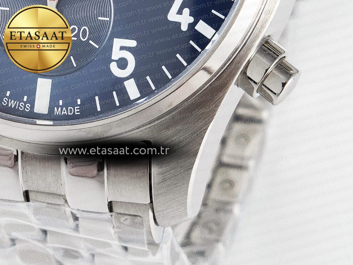 Pilot’s Watch IW388102 BLSF 1:1 Best Edition Performance Chronograph 41mm SS Blue Dial On Stainless steel bracelet A7750 to 69385 - Görsel 14