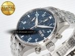 Pilot’s Watch IW388102 BLSF 1:1 Best Edition Performance Chronograph 41mm SS Blue Dial On Stainless steel bracelet A7750 to 69385 - Görsel 6