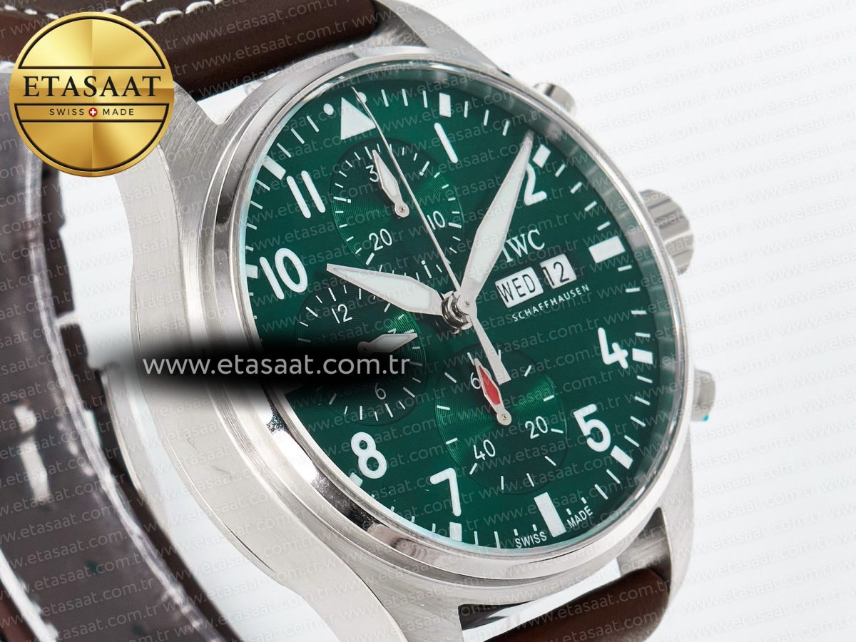 IWC Pilot’s Watch IW388104 BLSF Green Dial - Görsel 5