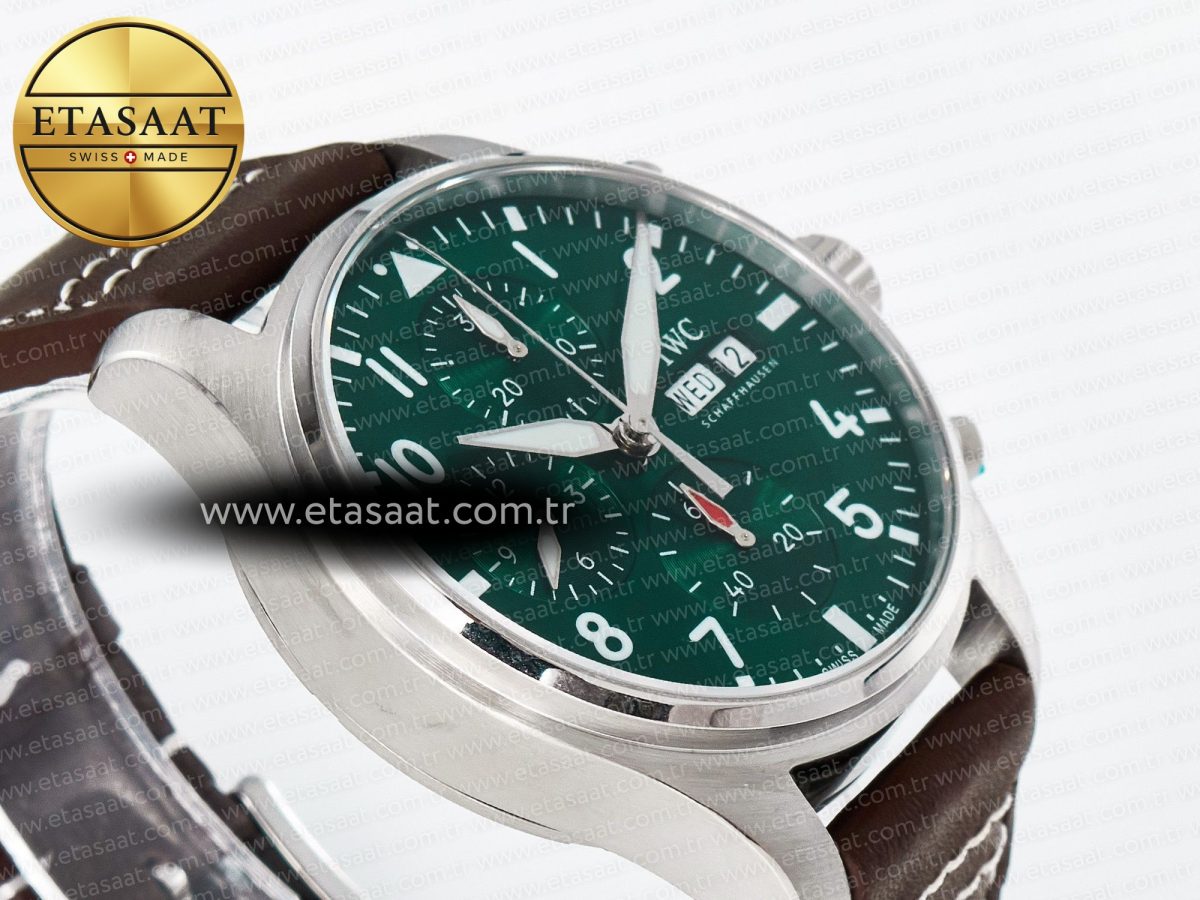 IWC Pilot’s Watch IW388104 BLSF Green Dial - Görsel 7