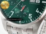 Pilot’s Watch IW388104 BLSF 1:1 Best Edition Performance Chronograph 41mm SS Green Dial On Stainless steel bracelet A7750 to 69385 - Görsel 12