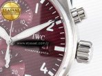 Pilot’s Watch IW388107 BLSF 1:1 Best Edition Performance Chronograph 41mm Chinese New Year Special Edition SS Red Dial On Black Rubber Strap A7750 to 69385 - Görsel 11