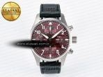 Pilot’s Watch IW388107 BLSF 1:1 Best Edition Performance Chronograph 41mm Chinese New Year Special Edition SS Red Dial On Black Rubber Strap A7750 to 69385 - Görsel 3