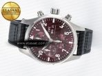 Pilot’s Watch IW388107 BLSF 1:1 Best Edition Performance Chronograph 41mm Chinese New Year Special Edition SS Red Dial On Black Rubber Strap A7750 to 69385 - Görsel 9