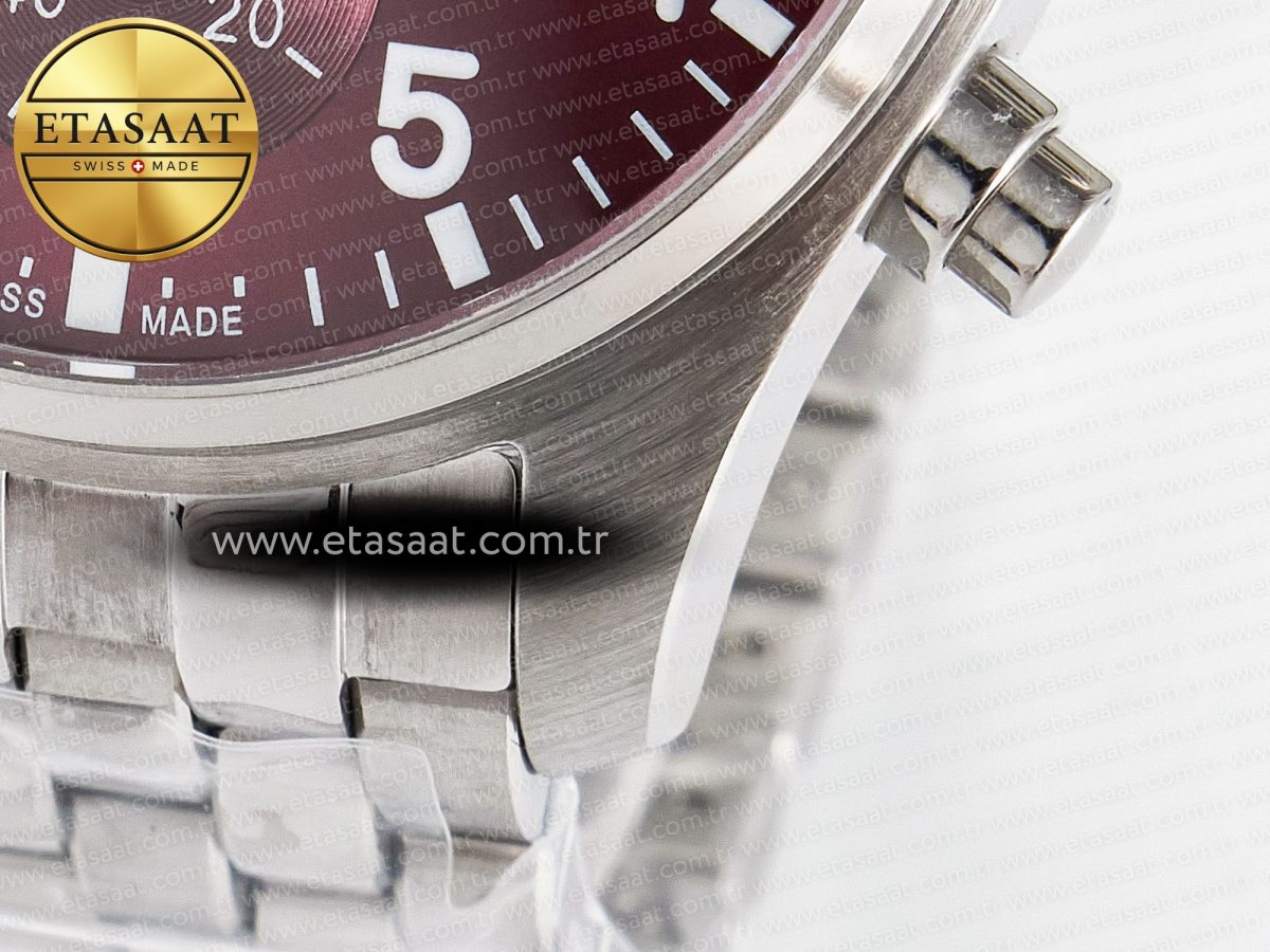 Pilot’s Watch IW388107 BLSF 1:1 Best Edition Performance Chronograph 41mm Chinese New Year Special Edition SS Red Dial On Stainless steel bracelet A7750 to 69385 - Görsel 14
