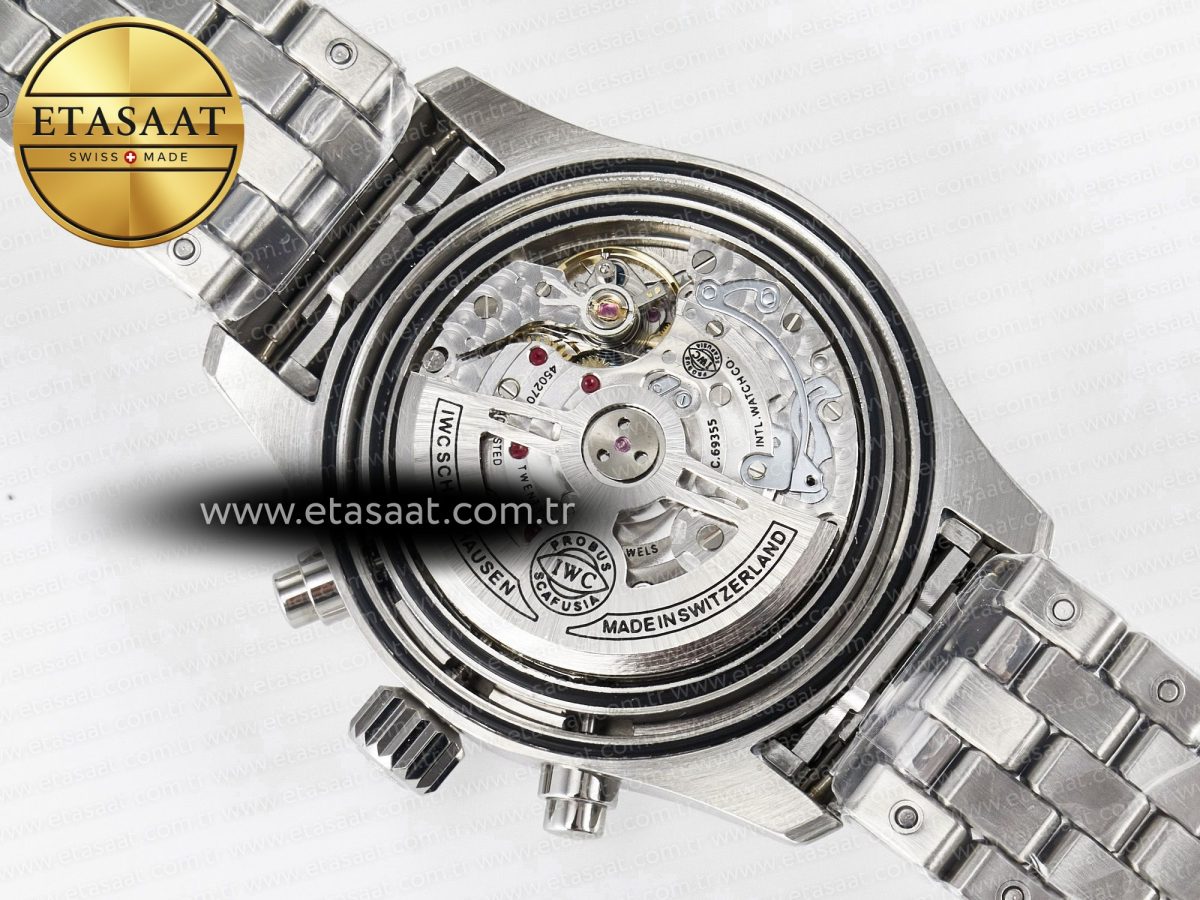 Pilot’s Watch IW388107 BLSF 1:1 Best Edition Performance Chronograph 41mm Chinese New Year Special Edition SS Red Dial On Stainless steel bracelet A7750 to 69385 - Görsel 20