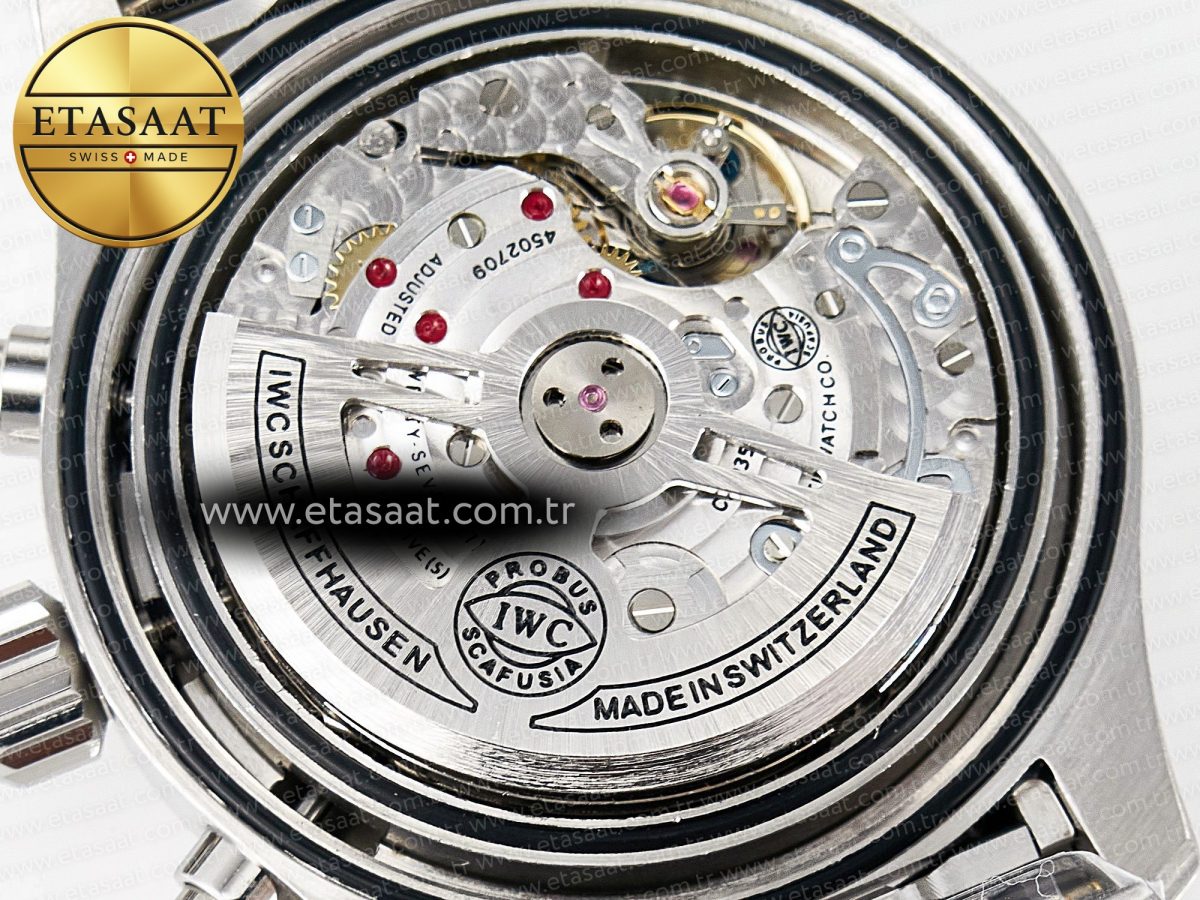 Pilot’s Watch IW388107 BLSF 1:1 Best Edition Performance Chronograph 41mm Chinese New Year Special Edition SS Red Dial On Stainless steel bracelet A7750 to 69385 - Görsel 21