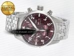 Pilot’s Watch IW388107 BLSF 1:1 Best Edition Performance Chronograph 41mm Chinese New Year Special Edition SS Red Dial On Stainless steel bracelet A7750 to 69385 - Görsel 9