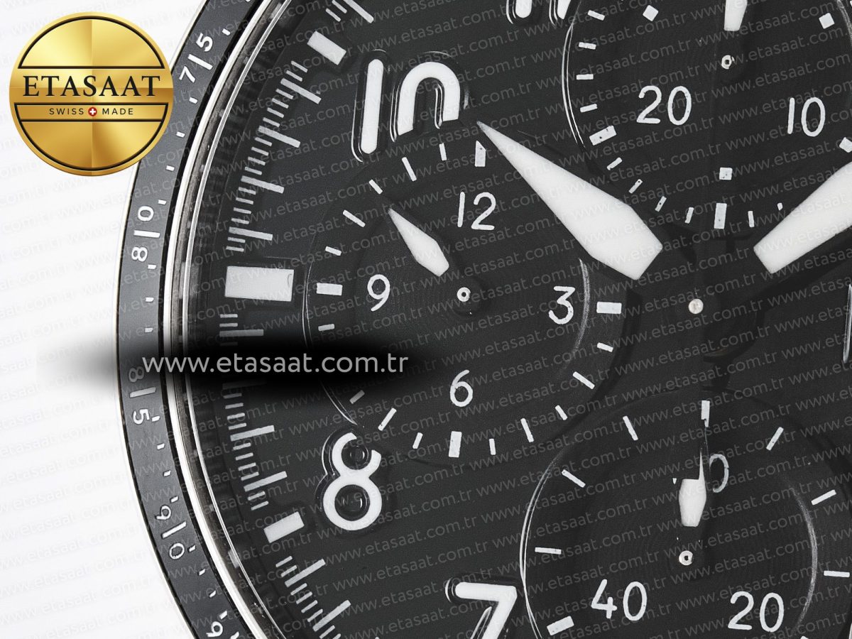 Pilot’s Watch IW388305 BLSF 1:1 Best Edition Performance Chronograph 41mm Mercedes-AMG F1 Team SS Black Dial On Black EasX-CHANGE System Rubber Strap A7750 to 69385 - Görsel 13