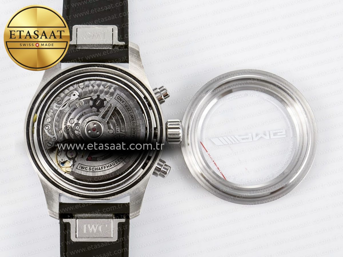 Pilot’s Watch IW388305 BLSF 1:1 Best Edition Performance Chronograph 41mm Mercedes-AMG F1 Team SS Black Dial On Black EasX-CHANGE System Rubber Strap A7750 to 69385 - Görsel 19