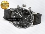 Pilot’s Watch IW388305 BLSF 1:1 Best Edition Performance Chronograph 41mm Mercedes-AMG F1 Team SS Black Dial On Black EasX-CHANGE System Rubber Strap A7750 to 69385 - Görsel 9