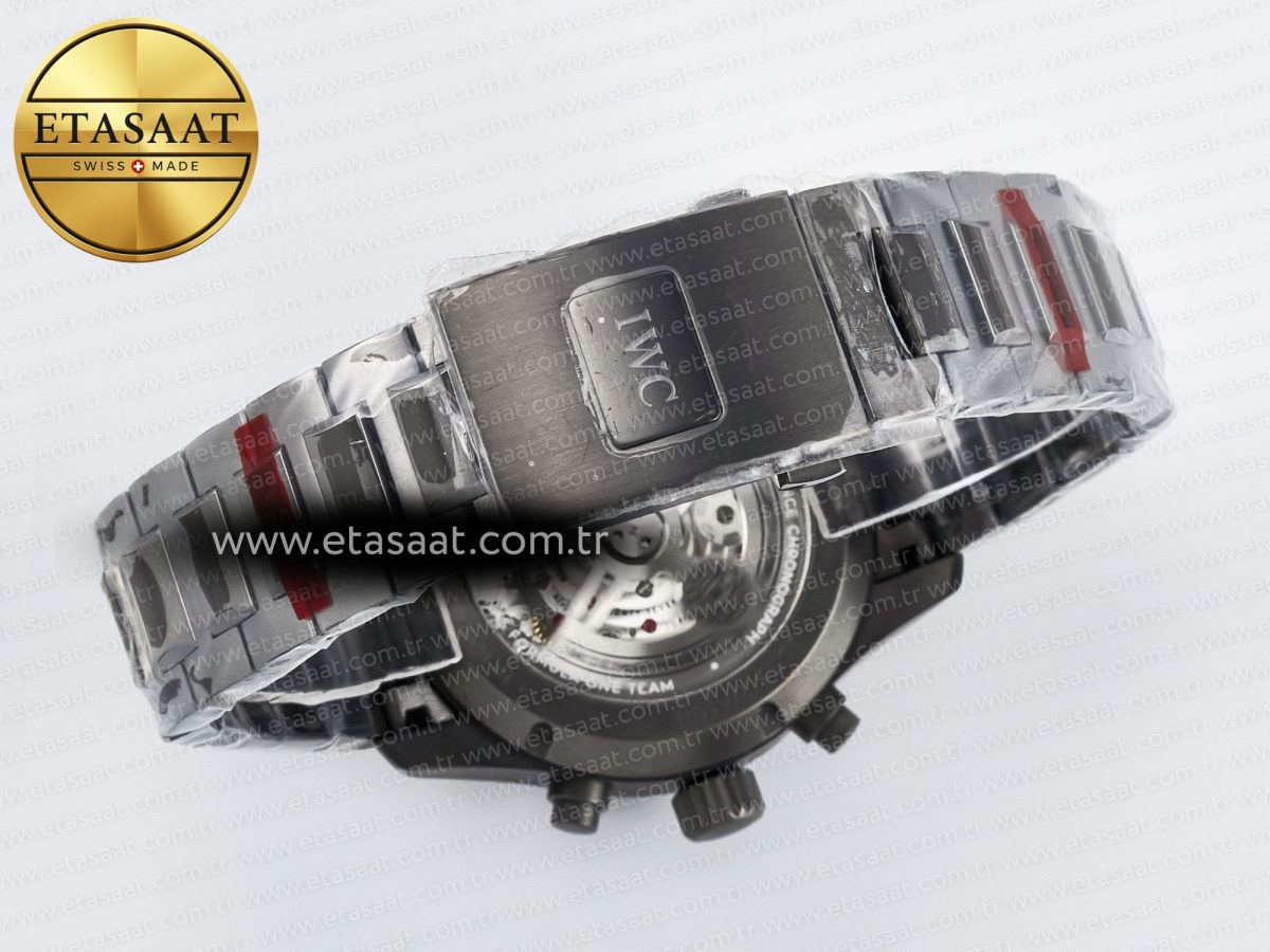 Pilot’s Watch IW388307 BLSF 1:1 Best Edition Performance Chronograph 41mm Mercedes-AMG F1 Team SS Black Dial On Black EasX-CHANGE System Ceramic Strap A7750 to 69385 - Görsel 17