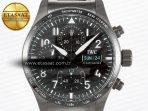Pilot’s Watch IW388307 BLSF 1:1 Best Edition Performance Chronograph 41mm Mercedes-AMG F1 Team SS Black Dial On Black EasX-CHANGE System Ceramic Strap A7750 to 69385 - Görsel 4