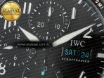 Pilot’s Watch IW388307 BLSF 1:1 Best Edition Performance Chronograph 41mm Mercedes-AMG F1 Team SS Black Dial On Black EasX-CHANGE System Rubber Strap A7750 to 69385 - Görsel 10