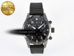 Pilot’s Watch IW388307 BLSF 1:1 Best Edition Performance Chronograph 41mm Mercedes-AMG F1 Team SS Black Dial On Black EasX-CHANGE System Rubber Strap A7750 to 69385 - Görsel 3