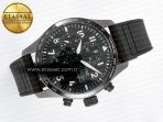 Pilot’s Watch IW388307 BLSF 1:1 Best Edition Performance Chronograph 41mm Mercedes-AMG F1 Team SS Black Dial On Black EasX-CHANGE System Rubber Strap A7750 to 69385 - Görsel 8