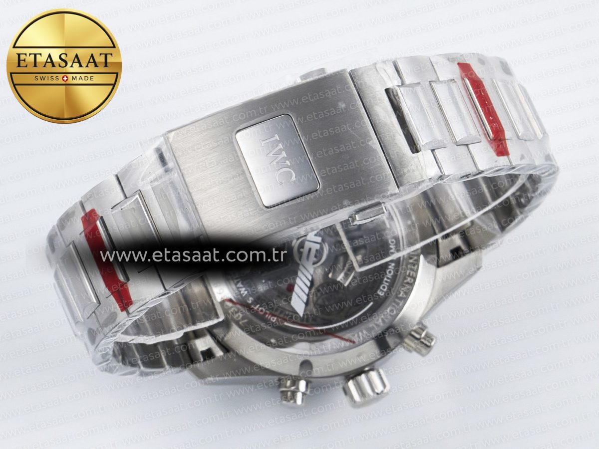 Pilot’s Watch IW388307 BLSF 1:1 Best Edition Performance Chronograph 41mm Mercedes-AMG F1 Team SS Black Dial On Stainless steel bracelet A7750 to 69385 - Görsel 17