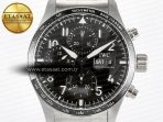 Pilot’s Watch IW388307 BLSF 1:1 Best Edition Performance Chronograph 41mm Mercedes-AMG F1 Team SS Black Dial On Stainless steel bracelet A7750 to 69385 - Görsel 4