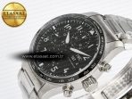 Pilot’s Watch IW388307 BLSF 1:1 Best Edition Performance Chronograph 41mm Mercedes-AMG F1 Team SS Black Dial On Stainless steel bracelet A7750 to 69385 - Görsel 6