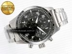 Pilot’s Watch IW388307 BLSF 1:1 Best Edition Performance Chronograph 41mm Mercedes-AMG F1 Team SS Black Dial On Stainless steel bracelet A7750 to 69385 - Görsel 8