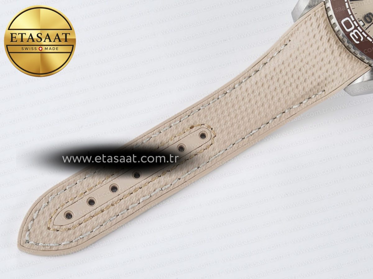 Planet Ocean 43.5mm SS VSF 1:1 Best Edition Brown Bezel Sand Dial on Sand Rubber Strap A8900 Super Clone - Görsel 25