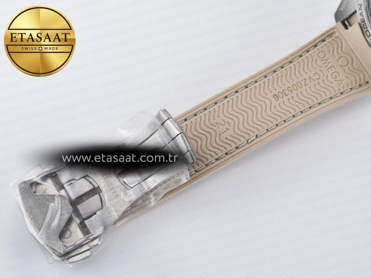 Planet Ocean 43.5mm SS VSF 1:1 Best Edition Brown Bezel Sand Dial on Sand Rubber Strap A8900 Super Clone - Görsel 27