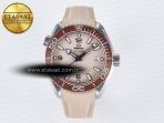 Planet Ocean 43.5mm SS VSF 1:1 Best Edition Brown Bezel Sand Dial on Sand Rubber Strap A8900 Super Clone - Görsel 3