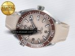 Planet Ocean 43.5mm SS VSF 1:1 Best Edition Brown Bezel Sand Dial on Sand Rubber Strap A8900 Super Clone - Görsel 9